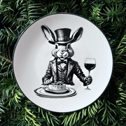 WILD NIGHT set of four SALAD/DESSERT Plates, VOLUME TWO