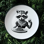 WILD NIGHT set of four SALAD/DESSERT Plates, VOLUME TWO