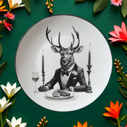 WILD NIGHT set of four SALAD/DESSERT Plates – VOLUME ONE