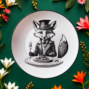 WILD NIGHT set of four SALAD/DESSERT Plates – VOLUME ONE