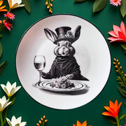 WILD NIGHT set of four SALAD/DESSERT Plates – VOLUME ONE