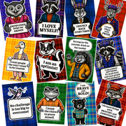 PAWSITIVE VIBES Woodland Animal Sticker Pack - 108 Cute Stickers with Positive Messages to Encourage Confidence, Kindness & Positivity!